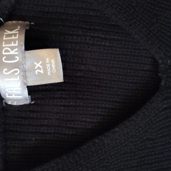 Knitted woman's falls Creek pullover sweater size 2X new with tags - Picture 2 of 4
